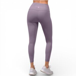 Yogalicious Lux High Waist 7/8 Ankle Leggings Purple Size Large